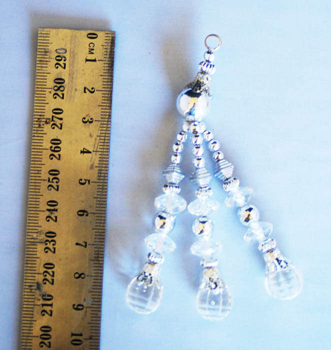 crystal and silver blingsal pack of 6